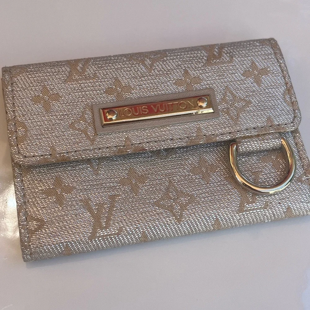 LOUIS VUITTON MINI LIN SHINE MONOGRAM WALLET